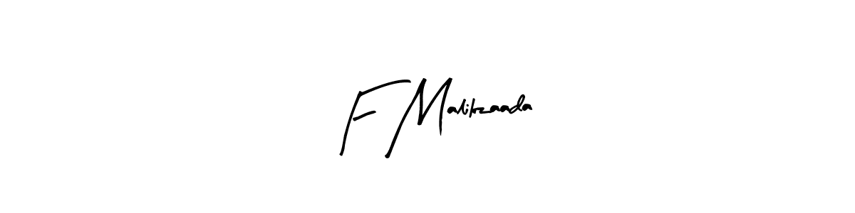 This is the best signature style for the F Malikzaada name. Also you like these signature font (Arty Signature). Mix name signature. F Malikzaada signature style 8 images and pictures png