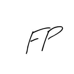 Similarly Arty Signature is the best handwritten signature design. Signature creator online .You can use it as an online autograph creator for name F P. F P signature style 8 images and pictures png