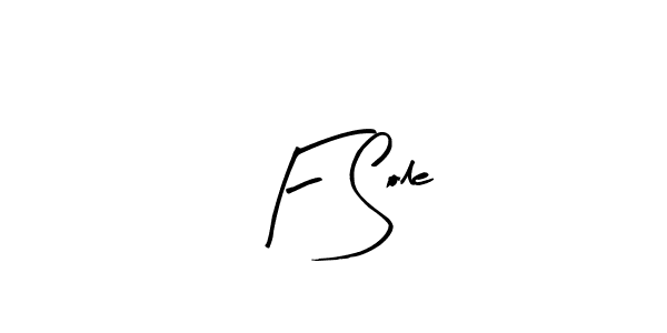 Design your own signature with our free online signature maker. With this signature software, you can create a handwritten (Arty Signature) signature for name F Sole. F Sole signature style 8 images and pictures png