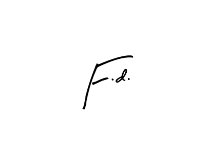 How to make F.d. name signature. Use Arty Signature style for creating short signs online. This is the latest handwritten sign. F.d. signature style 8 images and pictures png