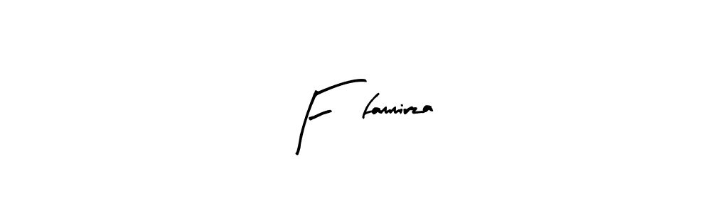 Make a beautiful signature design for name F9fammirza. With this signature (Arty Signature) style, you can create a handwritten signature for free. F9fammirza signature style 8 images and pictures png