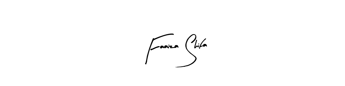 Once you've used our free online signature maker to create your best signature Arty Signature style, it's time to enjoy all of the benefits that Faaiza Shifa name signing documents. Faaiza Shifa signature style 8 images and pictures png