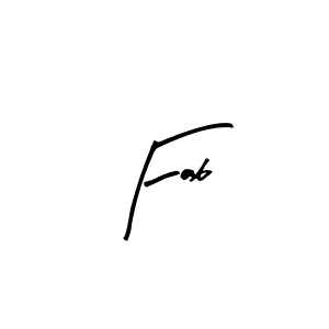 if you are searching for the best signature style for your name Fab. so please give up your signature search. here we have designed multiple signature styles  using Arty Signature. Fab signature style 8 images and pictures png