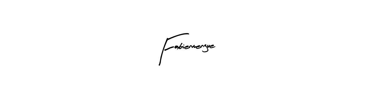 The best way (Arty Signature) to make a short signature is to pick only two or three words in your name. The name Fabienmengue include a total of six letters. For converting this name. Fabienmengue signature style 8 images and pictures png