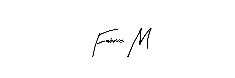 Also You can easily find your signature by using the search form. We will create Fabrice M name handwritten signature images for you free of cost using Arty Signature sign style. Fabrice M signature style 8 images and pictures png