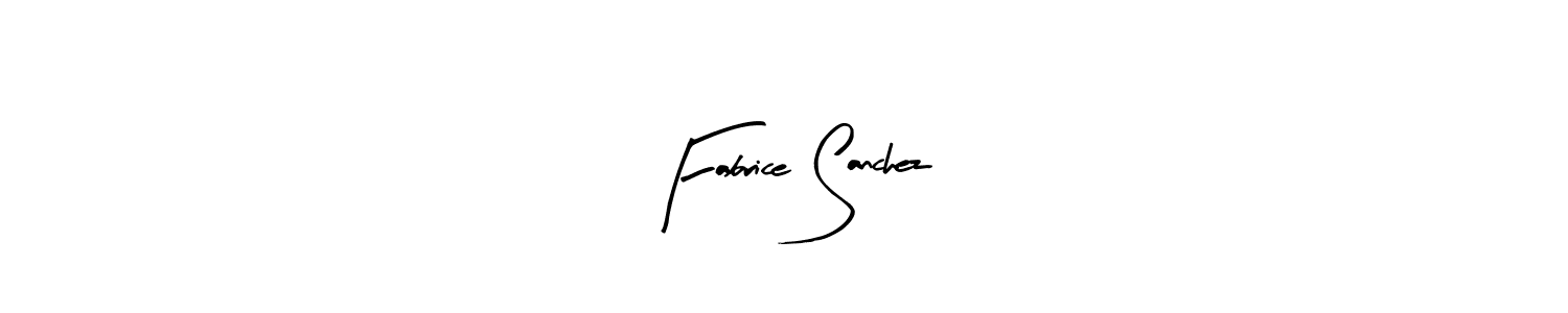 Design your own signature with our free online signature maker. With this signature software, you can create a handwritten (Arty Signature) signature for name Fabrice Sanchez. Fabrice Sanchez signature style 8 images and pictures png