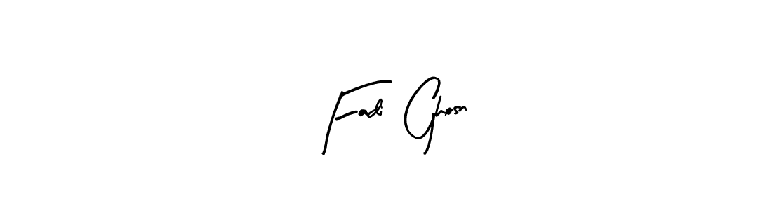 Make a beautiful signature design for name Fadi  Ghosn. Use this online signature maker to create a handwritten signature for free. Fadi  Ghosn signature style 8 images and pictures png