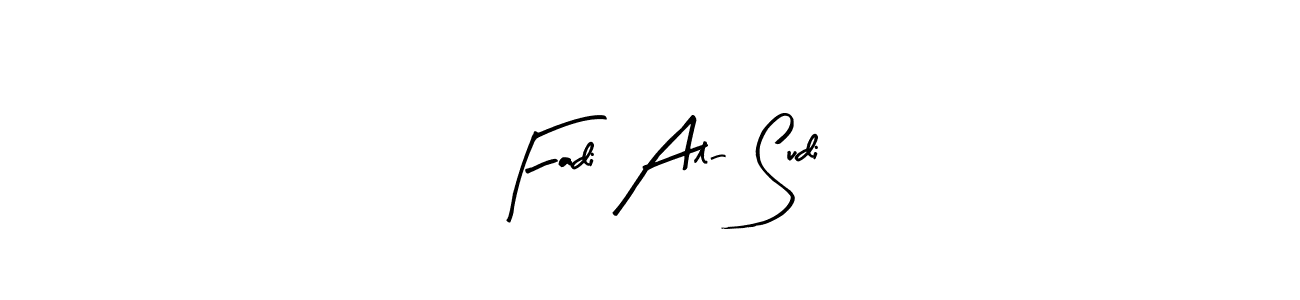 Make a short Fadi Al- Sudi signature style. Manage your documents anywhere anytime using Arty Signature. Create and add eSignatures, submit forms, share and send files easily. Fadi Al- Sudi signature style 8 images and pictures png