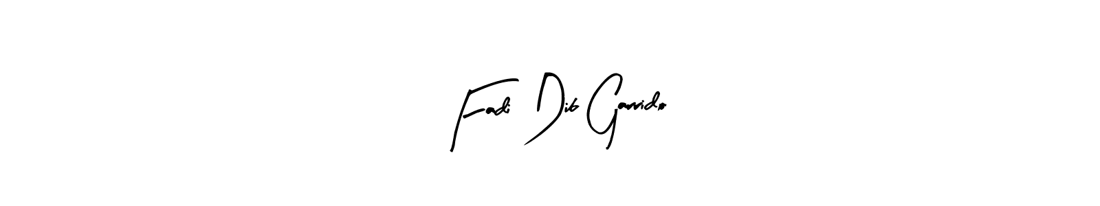 It looks lik you need a new signature style for name Fadi Dib Garrido. Design unique handwritten (Arty Signature) signature with our free signature maker in just a few clicks. Fadi Dib Garrido signature style 8 images and pictures png