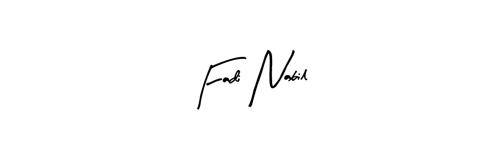 This is the best signature style for the Fadi Nabil name. Also you like these signature font (Arty Signature). Mix name signature. Fadi Nabil signature style 8 images and pictures png