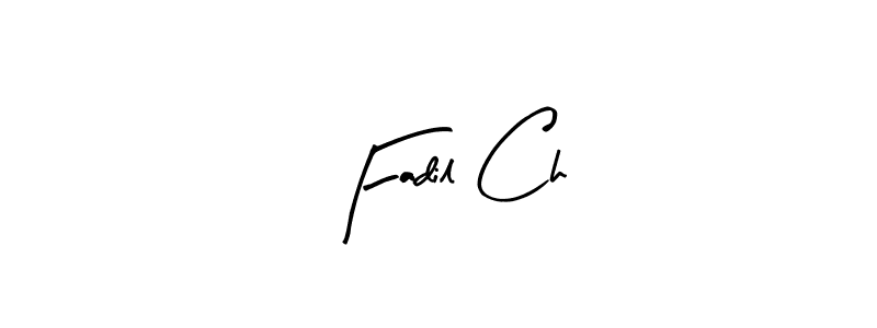 if you are searching for the best signature style for your name Fadil Ch. so please give up your signature search. here we have designed multiple signature styles  using Arty Signature. Fadil Ch signature style 8 images and pictures png