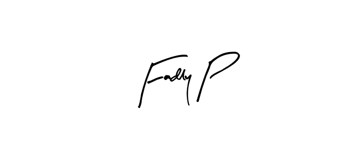Best and Professional Signature Style for Fadly P. Arty Signature Best Signature Style Collection. Fadly P signature style 8 images and pictures png