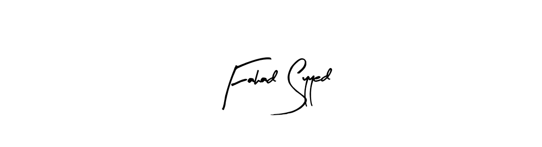 Fahad Syyed stylish signature style. Best Handwritten Sign (Arty Signature) for my name. Handwritten Signature Collection Ideas for my name Fahad Syyed. Fahad Syyed signature style 8 images and pictures png