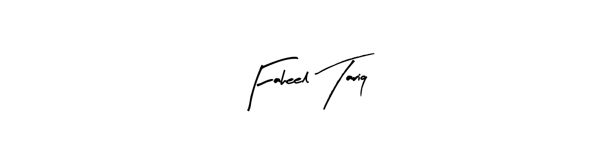 How to make Faheel Tariq signature? Arty Signature is a professional autograph style. Create handwritten signature for Faheel Tariq name. Faheel Tariq signature style 8 images and pictures png