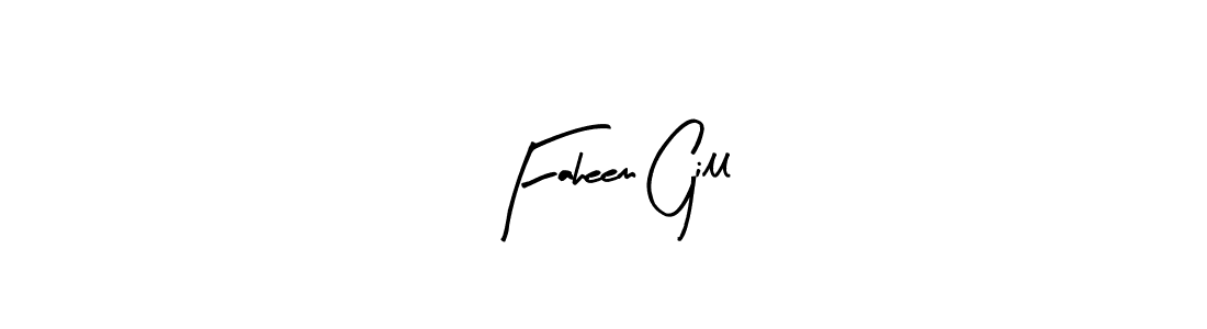 You should practise on your own different ways (Arty Signature) to write your name (Faheem Gill) in signature. don't let someone else do it for you. Faheem Gill signature style 8 images and pictures png