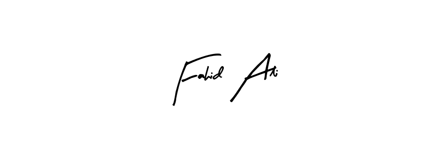 How to Draw Fahid Ali signature style? Arty Signature is a latest design signature styles for name Fahid Ali. Fahid Ali signature style 8 images and pictures png