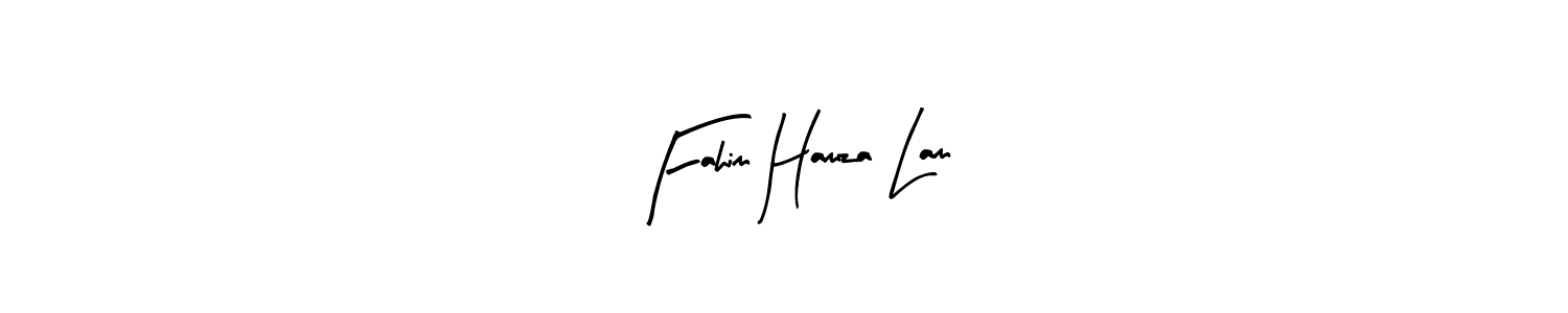 Make a beautiful signature design for name Fahim Hamza Lam. Use this online signature maker to create a handwritten signature for free. Fahim Hamza Lam signature style 8 images and pictures png