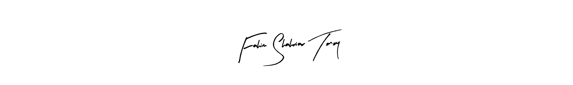 The best way (Arty Signature) to make a short signature is to pick only two or three words in your name. The name Fahim Shahriar Tonoy include a total of six letters. For converting this name. Fahim Shahriar Tonoy signature style 8 images and pictures png