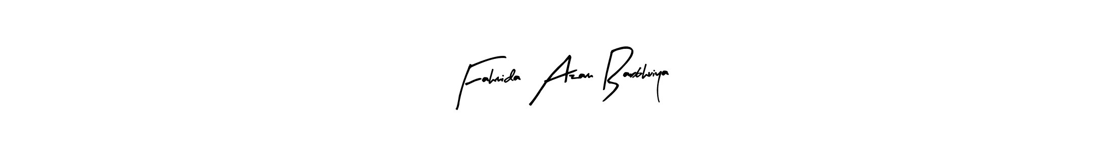 Fahmida Azam Barbhuiya stylish signature style. Best Handwritten Sign (Arty Signature) for my name. Handwritten Signature Collection Ideas for my name Fahmida Azam Barbhuiya. Fahmida Azam Barbhuiya signature style 8 images and pictures png