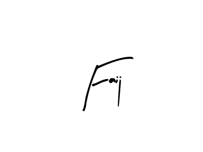 Make a beautiful signature design for name Faij. With this signature (Arty Signature) style, you can create a handwritten signature for free. Faij signature style 8 images and pictures png