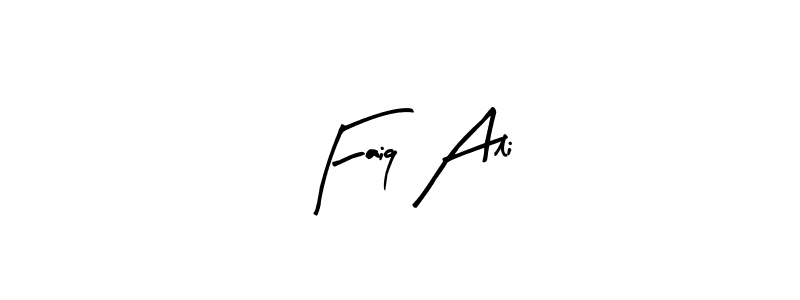Create a beautiful signature design for name Faiq Ali. With this signature (Arty Signature) fonts, you can make a handwritten signature for free. Faiq Ali signature style 8 images and pictures png