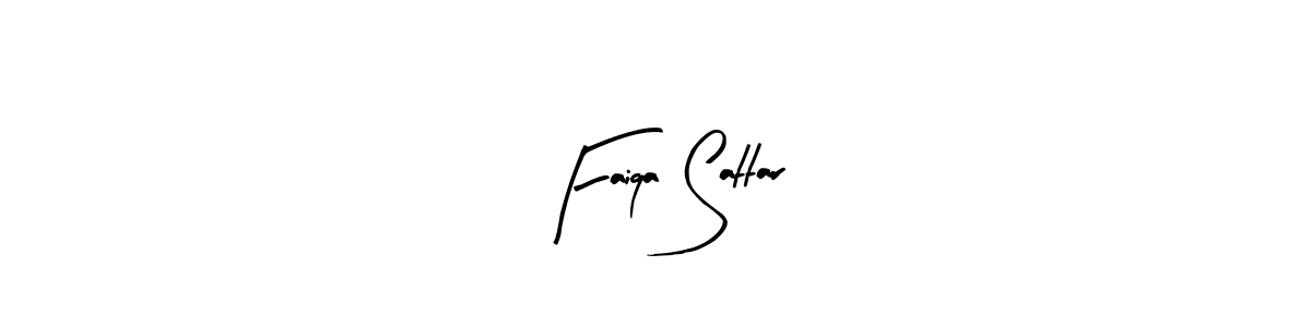 The best way (Arty Signature) to make a short signature is to pick only two or three words in your name. The name Faiqa Sattar include a total of six letters. For converting this name. Faiqa Sattar signature style 8 images and pictures png