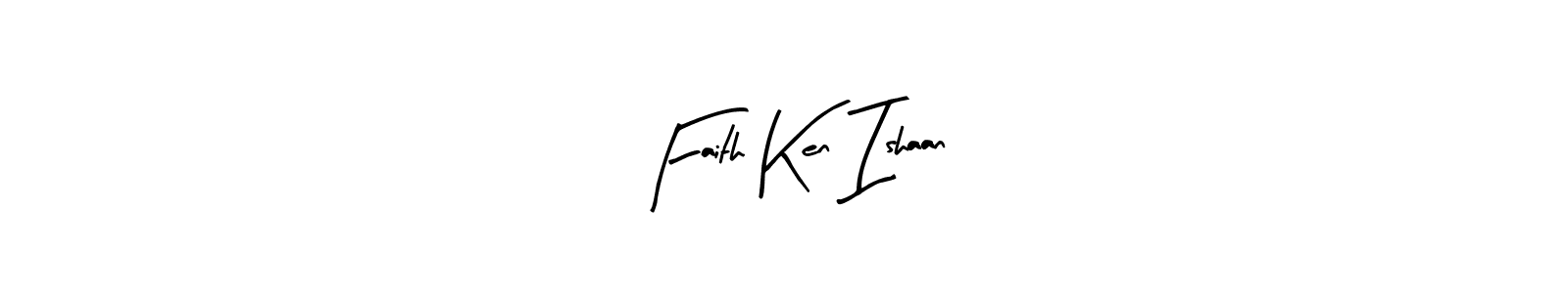 Use a signature maker to create a handwritten signature online. With this signature software, you can design (Arty Signature) your own signature for name Faith Ken Ishaan. Faith Ken Ishaan signature style 8 images and pictures png