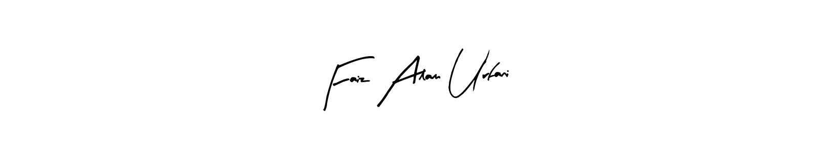 Similarly Arty Signature is the best handwritten signature design. Signature creator online .You can use it as an online autograph creator for name Faiz Alam Urfani. Faiz Alam Urfani signature style 8 images and pictures png