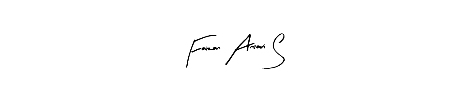 It looks lik you need a new signature style for name Faizan Ansari S. Design unique handwritten (Arty Signature) signature with our free signature maker in just a few clicks. Faizan Ansari S signature style 8 images and pictures png