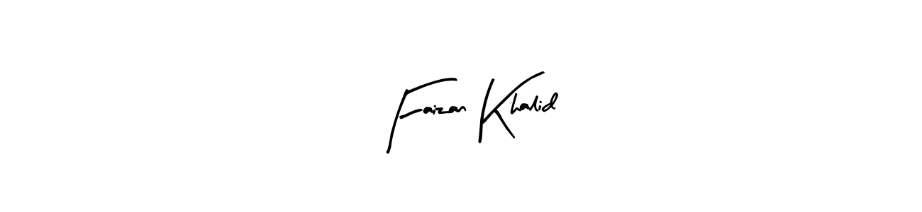 Also we have Faizan Khalid name is the best signature style. Create professional handwritten signature collection using Arty Signature autograph style. Faizan Khalid signature style 8 images and pictures png
