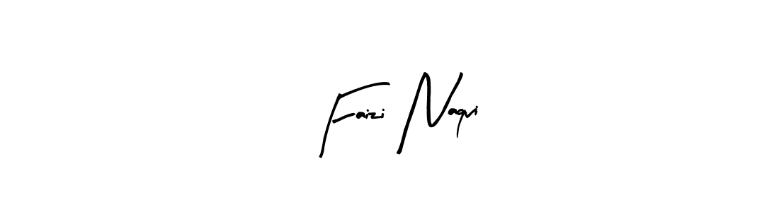 Create a beautiful signature design for name Faizi Naqvi. With this signature (Arty Signature) fonts, you can make a handwritten signature for free. Faizi Naqvi signature style 8 images and pictures png