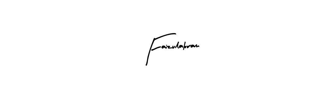 Use a signature maker to create a handwritten signature online. With this signature software, you can design (Arty Signature) your own signature for name Faizulakram. Faizulakram signature style 8 images and pictures png