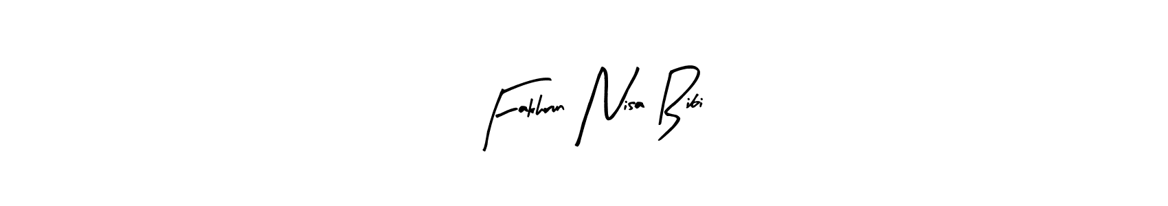 Make a beautiful signature design for name Fakhrun Nisa Bibi. Use this online signature maker to create a handwritten signature for free. Fakhrun Nisa Bibi signature style 8 images and pictures png