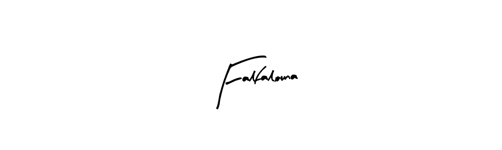 Design your own signature with our free online signature maker. With this signature software, you can create a handwritten (Arty Signature) signature for name Falfalouna. Falfalouna signature style 8 images and pictures png