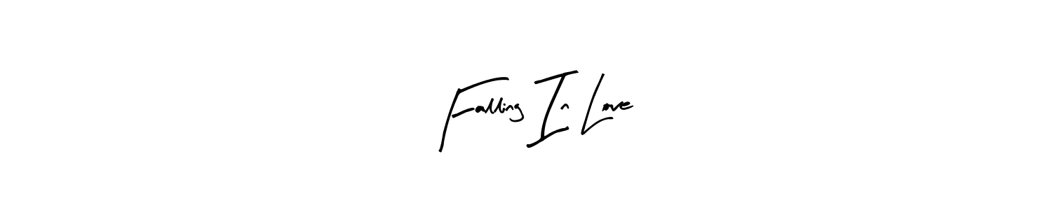 How to make Falling In Love name signature. Use Arty Signature style for creating short signs online. This is the latest handwritten sign. Falling In Love signature style 8 images and pictures png