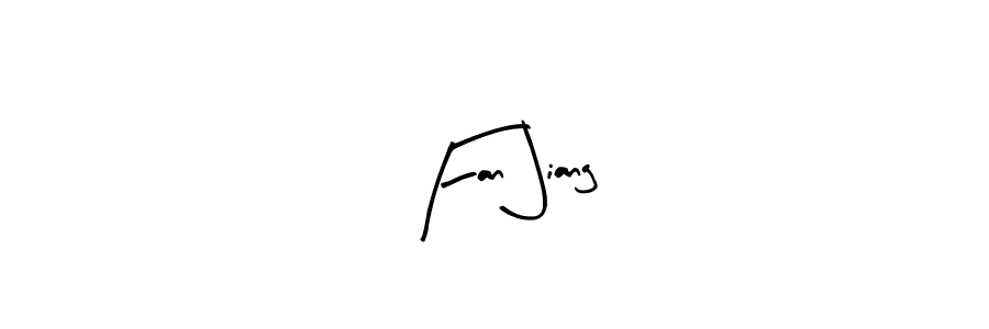 Create a beautiful signature design for name Fan Jiang. With this signature (Arty Signature) fonts, you can make a handwritten signature for free. Fan Jiang signature style 8 images and pictures png