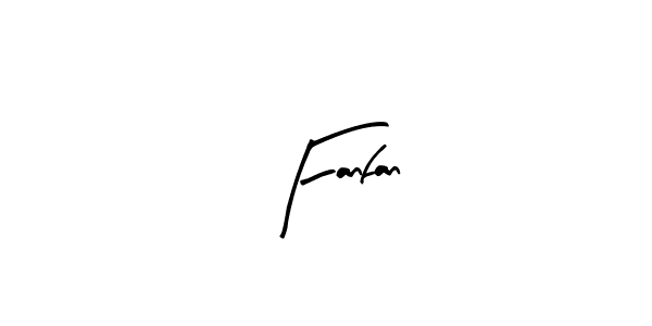 if you are searching for the best signature style for your name Fanfan. so please give up your signature search. here we have designed multiple signature styles  using Arty Signature. Fanfan signature style 8 images and pictures png