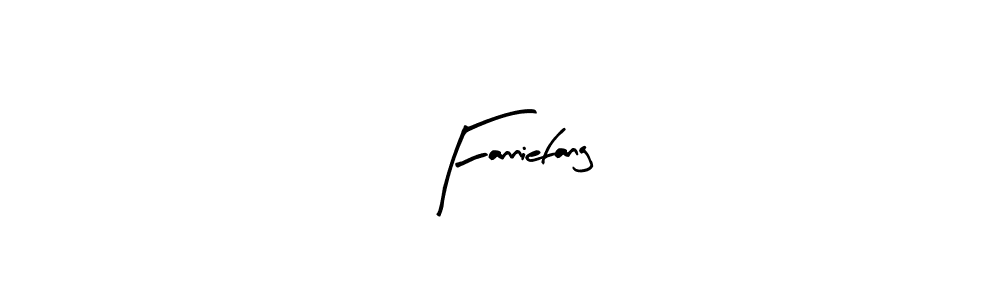 Create a beautiful signature design for name Fanniefang. With this signature (Arty Signature) fonts, you can make a handwritten signature for free. Fanniefang signature style 8 images and pictures png