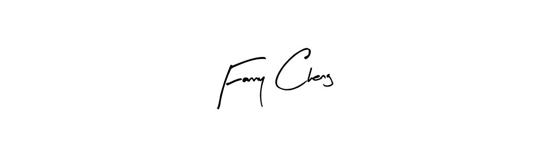 How to make Fanny Cheng signature? Arty Signature is a professional autograph style. Create handwritten signature for Fanny Cheng name. Fanny Cheng signature style 8 images and pictures png