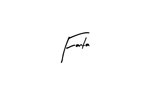 if you are searching for the best signature style for your name Fanta. so please give up your signature search. here we have designed multiple signature styles  using Arty Signature. Fanta signature style 8 images and pictures png