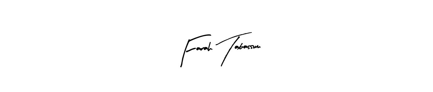 Farah Tabassum stylish signature style. Best Handwritten Sign (Arty Signature) for my name. Handwritten Signature Collection Ideas for my name Farah Tabassum. Farah Tabassum signature style 8 images and pictures png