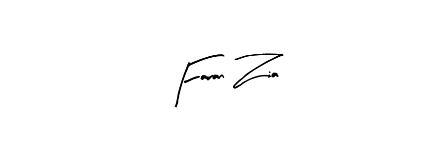 Design your own signature with our free online signature maker. With this signature software, you can create a handwritten (Arty Signature) signature for name Faran Zia. Faran Zia signature style 8 images and pictures png