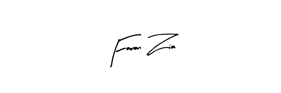 Make a beautiful signature design for name Faran Zia. Use this online signature maker to create a handwritten signature for free. Faran Zia signature style 8 images and pictures png