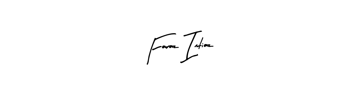 Arty Signature is a professional signature style that is perfect for those who want to add a touch of class to their signature. It is also a great choice for those who want to make their signature more unique. Get Faraz Imtiaz name to fancy signature for free. Faraz Imtiaz signature style 8 images and pictures png
