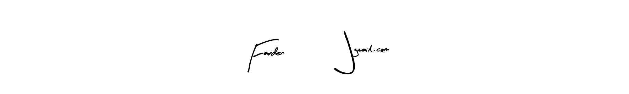 The best way (Arty Signature) to make a short signature is to pick only two or three words in your name. The name Farden7878@gmail.com include a total of six letters. For converting this name. Farden7878@gmail.com signature style 8 images and pictures png