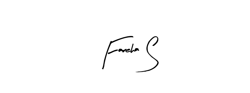 Here are the top 10 professional signature styles for the name Fareha S. These are the best autograph styles you can use for your name. Fareha S signature style 8 images and pictures png