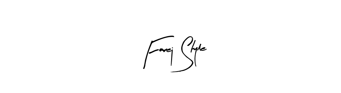 Similarly Arty Signature is the best handwritten signature design. Signature creator online .You can use it as an online autograph creator for name Farej Style. Farej Style signature style 8 images and pictures png