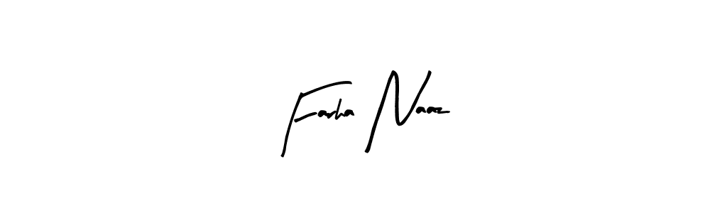 Farha Naaz stylish signature style. Best Handwritten Sign (Arty Signature) for my name. Handwritten Signature Collection Ideas for my name Farha Naaz. Farha Naaz signature style 8 images and pictures png