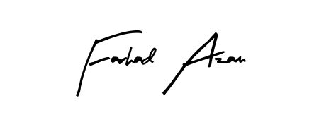 Make your name Farhad Azam memorable on every contract using Arty Signature autograph style. Instant transparent background export available. Farhad Azam signature style 8 images and pictures png