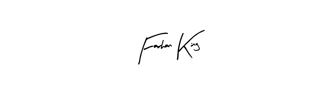 How to make Farhan King signature? Arty Signature is a professional autograph style. Create handwritten signature for Farhan King name. Farhan King signature style 8 images and pictures png